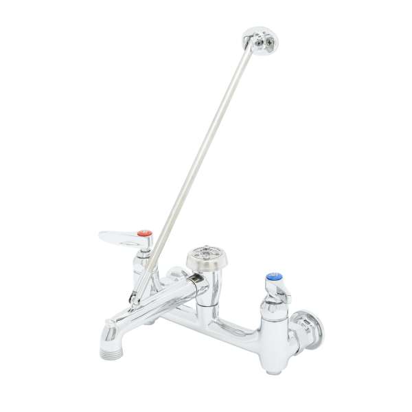 B-0665-BSTP T&S Brass Service Sink Faucet Wall mount 8