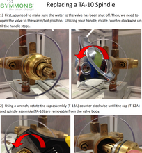 Load image into Gallery viewer, Symmons TA-10 Spindle Assembly for all Temptrol Models interchangeable with SA-10 671256745658